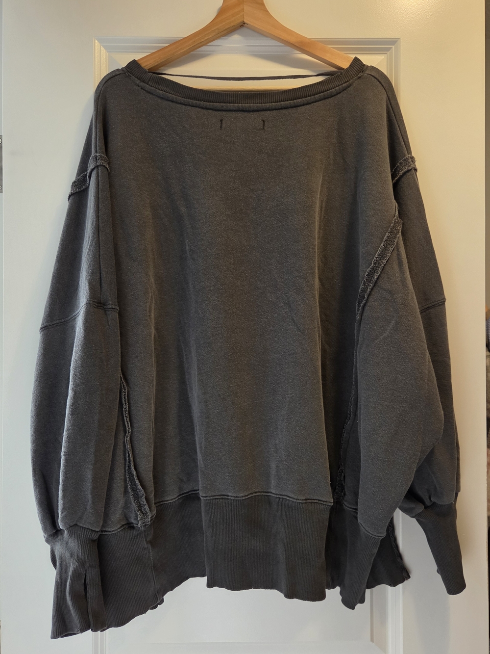 Free People Graphic Camden Pullover Sweatshirt In Snake Combo - Picture 7 of 12